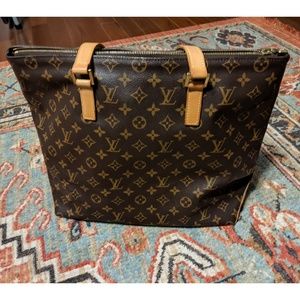 Louis Vuitton Cabas Mezzo handbag tote authentic